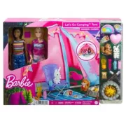 Deux Poupees Barbie Coffret Camping avec accessoires HGC18