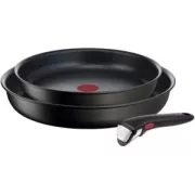 Batterie de cuisine TEFAL Ingenio Eco Resist 2 poeles et poignee