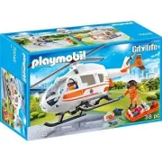 PLAYMOBIL 70048 Helicoptere de secours- City Life