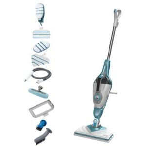 Image : Balai nettoyeur vapeur + gant vapeur Black+Decker BHSM166DSM-QS 1600W BLACKDECKER