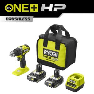 Image : Perceuse sans fil RYOBI RDD18C-220S 18V 2Ah 2 batteries