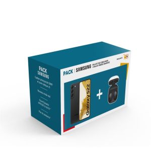 Image : Pack Smartphone Samsung Galaxy S22 + Ecouteurs Samsung Galaxy Buds2