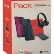 Pack Moto G6 + Casque + Coque