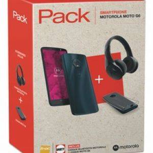 Image : Pack Moto G6 + Casque + Coque