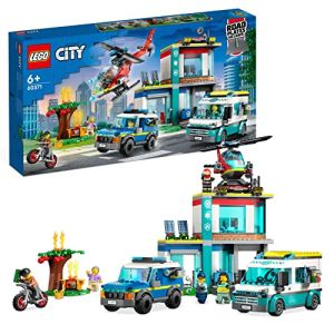 Image : LEGO 60371 City Le QG des Vehicules d'Urgence