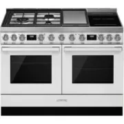 Piano de cuisson mixte SMEG CPF120IGMPWH