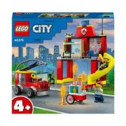 LEGO City 60375 La caserne et le camion des pompiers