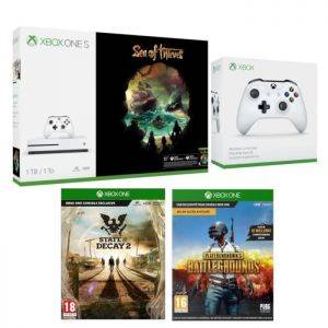 Image : Pack Xbox One S 1 To Sea of Thieves + 2e Manette + State of Decay 2 + PUBG