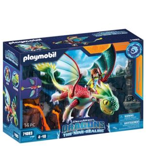 Image : Playmobil Dragons 71083 The Nine Realms Feathers and Alex