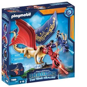 Image : Playmobil Dragons 71080 The Nine Realms Wuwei and Jun