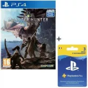 Monster Hunter World + Abonnement PlayStation Plus 3 mois
