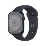 Apple Watch Series 8 GPS + Cellular boitier Aluminium Minuit 45mm avec Bracelet Sport Minuit MNK43NF/A