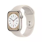 Apple Watch Series 8 GPS + Cellular boitier Aluminium Lumiere Stellaire 45mm avec Bracelet Lumiere Stellaire MNK73NF/A