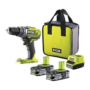 Image : Perceuse-Visseuse Sans Fil 18V ONE+ RYOBI R18DD3-215S