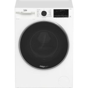 Image : Lave linge hublot BEKO B5WFT59418W Technologie Aquatech