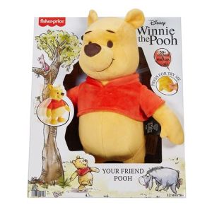 Image : Peluche Disney Fisher Price Winnie l'ourson marche et chante