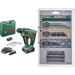 Image : Perforateur sans fil Bosch UneoMaxx + Kit Uneo Mixed 19 pieces BOSCH