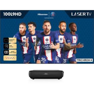 Videoprojecteur home cinema HISENSE 100L9HD Laser TV + ecran