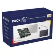 Pack Asus Chromebook Flip C436FA-E19999 14' Argent + Housse de protection + Stylet
