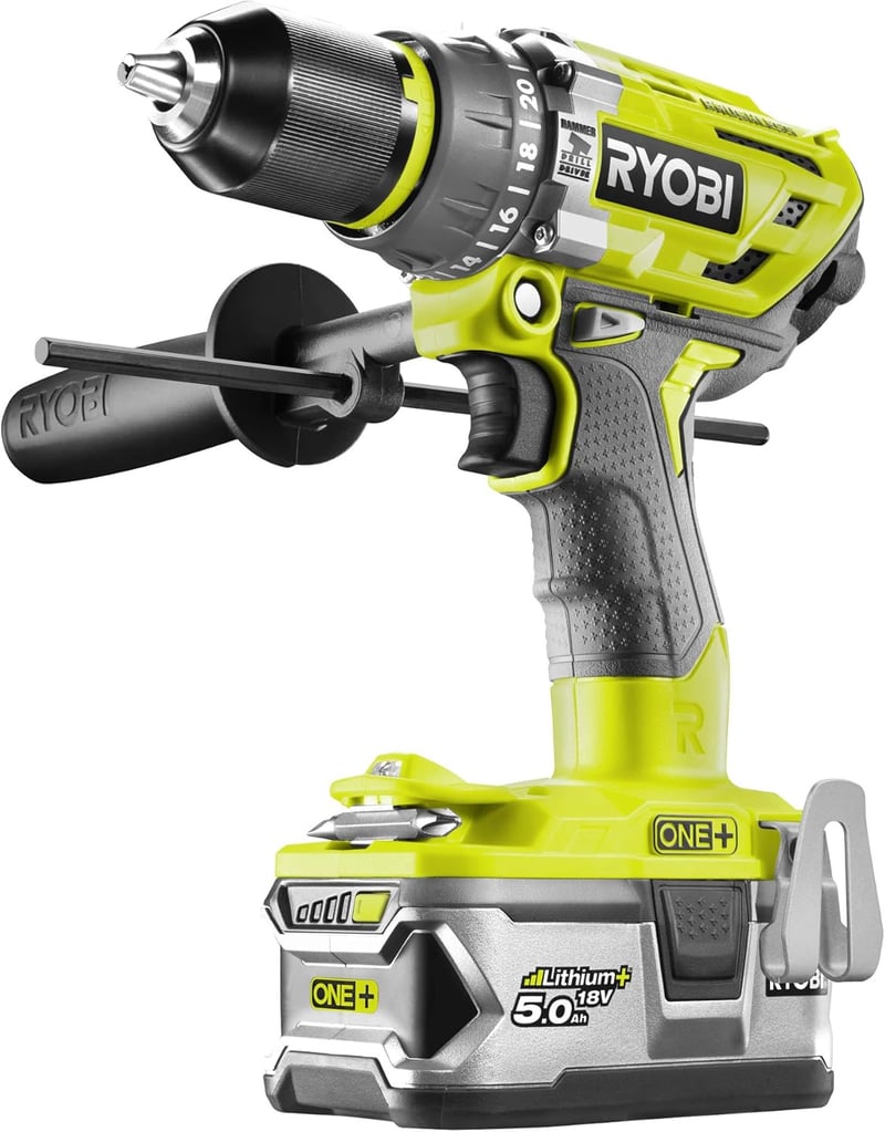 Image : Perceuse sans fil brushless RYOBI ONE+ R18PD7-252S