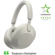 Image : Casque SONY WH-1000XM5 Argent
