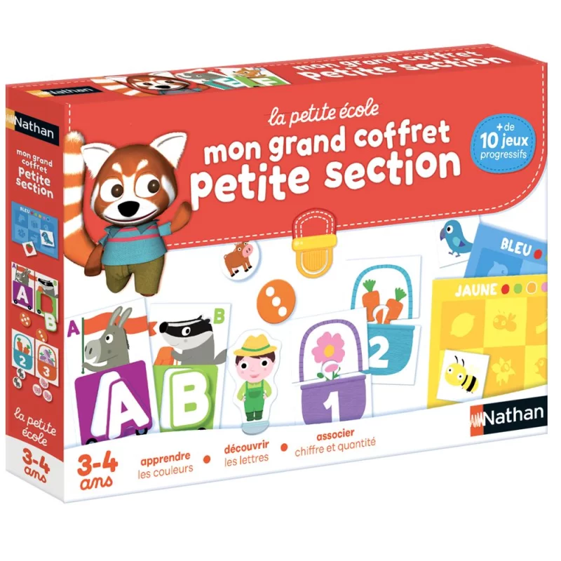 Image : Jeu decouverte Nathan Mon Grand Coffret Petite Section 31411