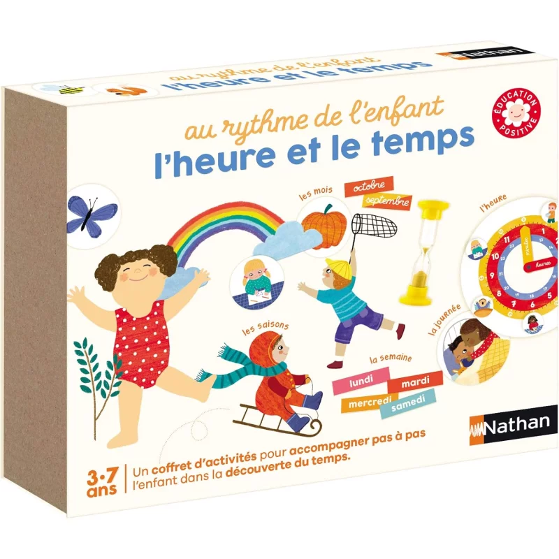 Image : Jeu Nathan Au rythme de l'enfant L'heure et le temps 31165
