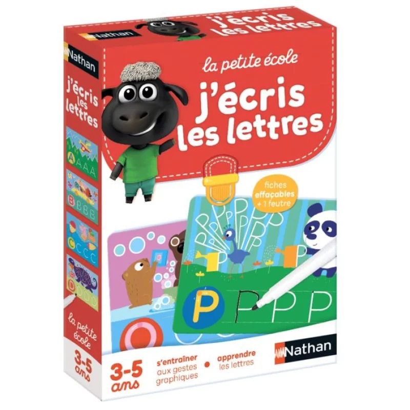 Image : Jeu J’ecris les lettres Nathan 31331