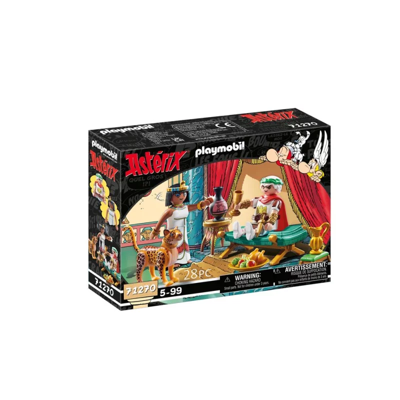 Image : Playmobil Asterix 71270 Cesar et Cleopatre