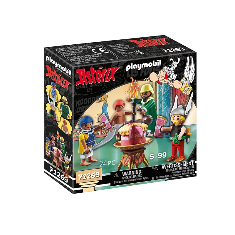 Image : Playmobil Asterix 71269 Amonbofis gateau empoisonne
