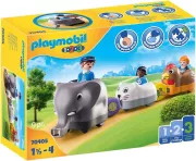 Playmobil 1.2.3 Train d'animaux 70405