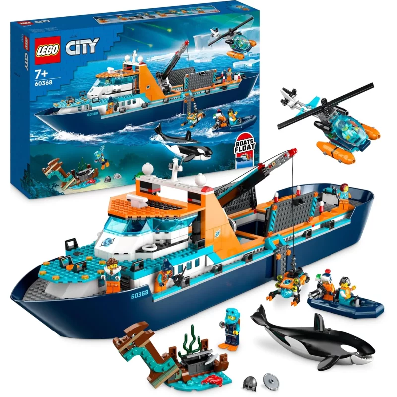 Image : LEGO 60368 City Le Navire d'Exploration Arctique