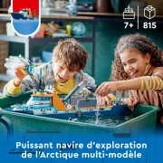Image : LEGO 60368 City Le Navire d'Exploration Arctique