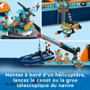 Image : LEGO 60368 City Le Navire d'Exploration Arctique