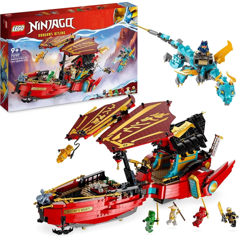 Image : LEGO 71797 Ninjago Le QG des Ninjas - La Course Contre la Montre