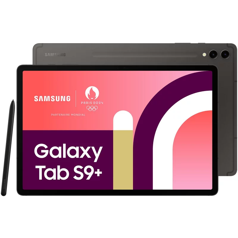 Image : Tablette SAMSUNG Galaxy Tab S9+ 12.4 Wifi 256Go Gris