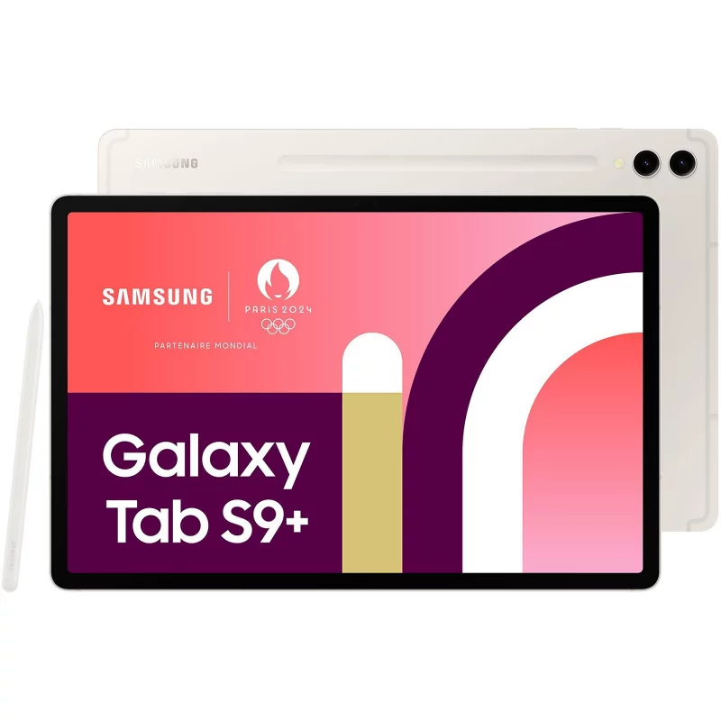 Image : Tablette SAMSUNG Galaxy Tab S9+ 12.4 Wifi 256Go Creme