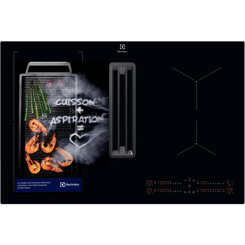 Image : Table induction aspirante ELECTROLUX KCC83443