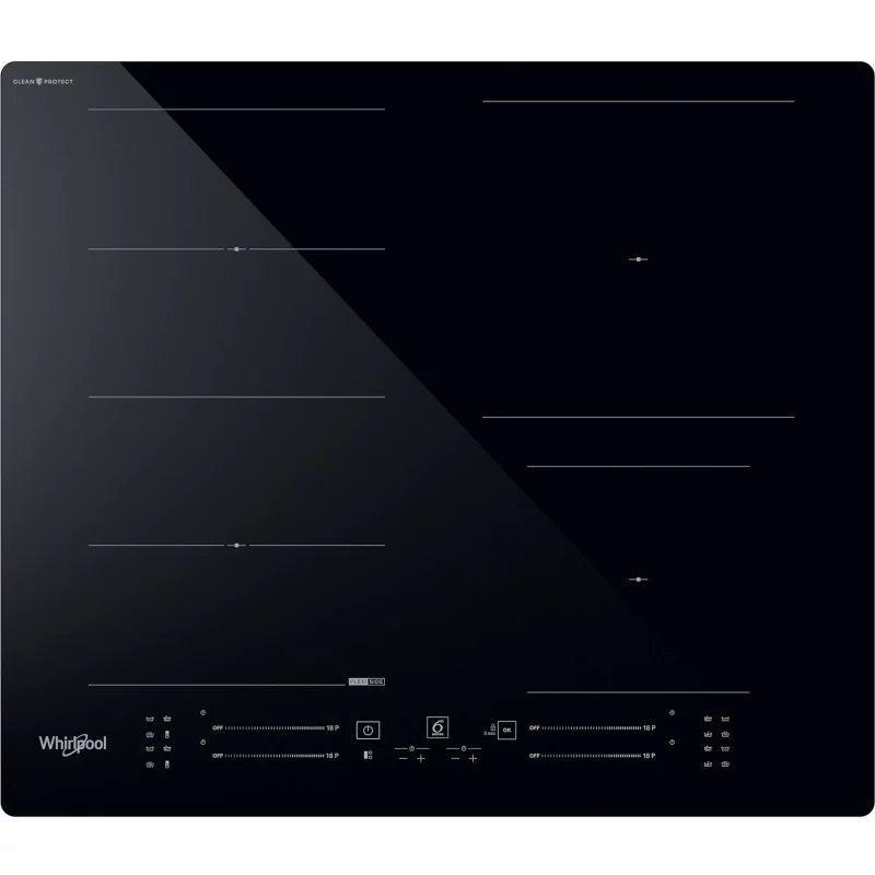Image : Table induction WHIRLPOOL WFS3660CPNE Cleanprotect