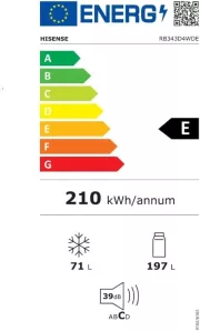 Image : Réfrigérateur HISENSE RB343D4WDE