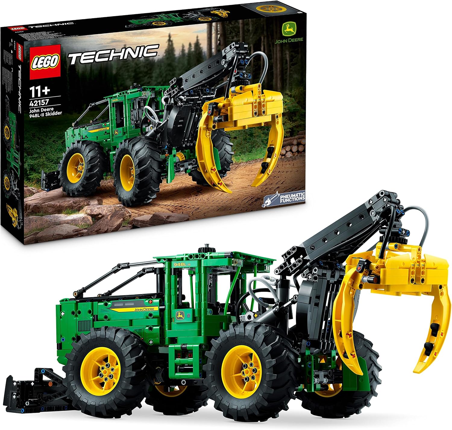 Image : LEGO Technic 42157 La Débardeuse John Deere 948L-II