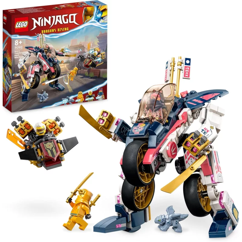 Image : LEGO NINJAGO 71792 Le Robot Bolide Transformable de Sora