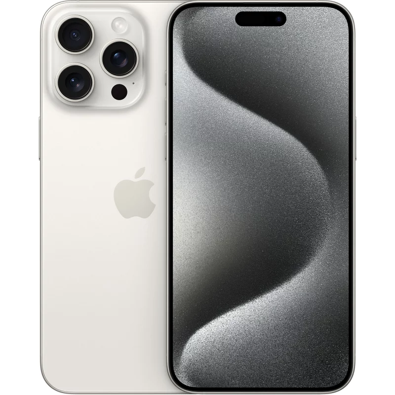 Image : Apple iPhone 15 Pro Max 512 Go Blanc Titanium MU7D3ZD/A