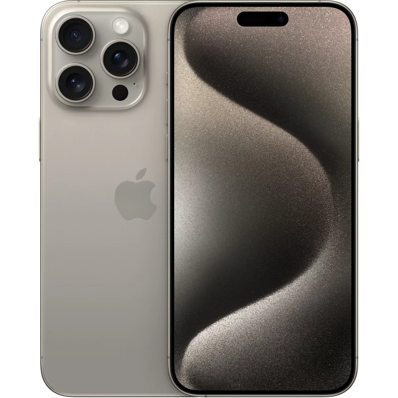 Image : Apple iPhone 15 Pro Max 512 Go Natural Titanium MU7E3ZD/A