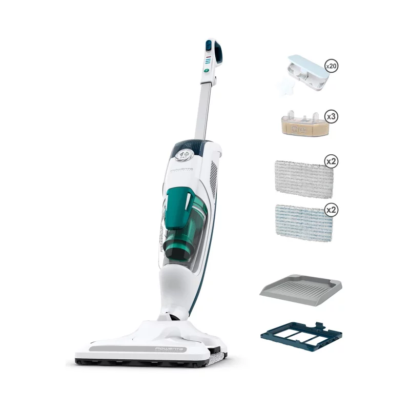 Image : Aspirateur balai vapeur ROWENTA RY7777WH CLEAN&STEAM REVOLUTION