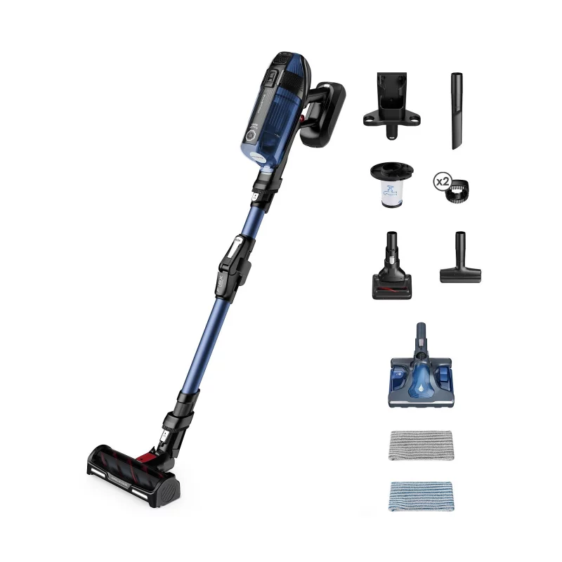 Image : ROWENTA RH98C0WO Aspirateur balai X-Force Flex 12.60 Aqua 4-en-1