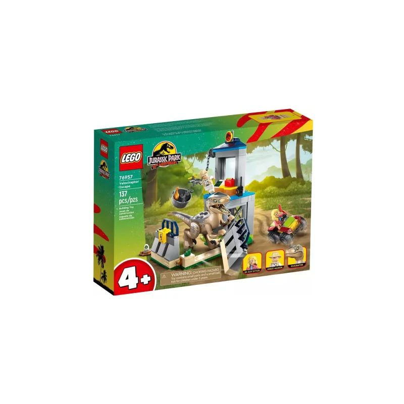 Image : LEGO Jurassic World 76957 L'evasion du velociraptor