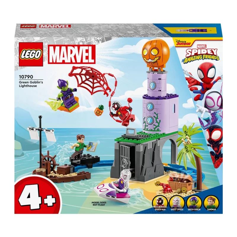 Image : LEGO Marvel 10790 L'equipe Spidey au phare du Bouffon Vert