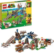 LEGO Super Mario 71425 Ensemble d'extension Course de chariot de mine de Diddy Kong