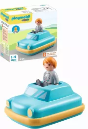 Playmobil 1.2.3. 71323 Enfant avec voiture